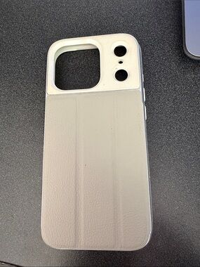 Gray Flip Wallet Phone Case with Card Slot for iPhone 17 pro